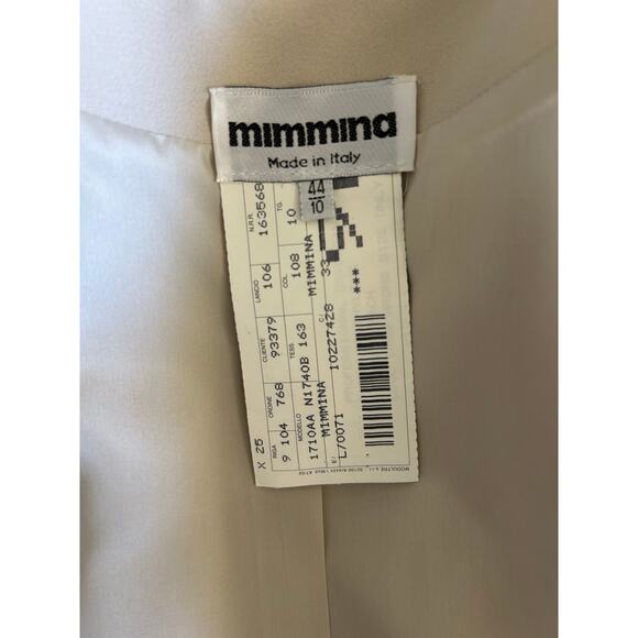 Mimmina 2 piece formal set wedding Victorian dress blazer vintage ruffle,  44 10 - Picture 9 of 16